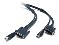 DVI/USB DualLink Kombikabel (USB A-B + DVI-D) 2m