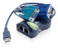 AdderLink AV 2 Wege Transmitter, KVM, VGA, Audio und RS232, Stromversorgung über USB