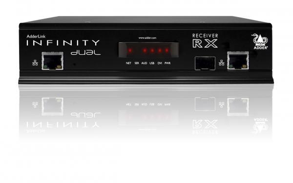 AdderLink INFINITY 2020-R, SingleLink (Receiver einzeln) - DVI-D, USB 2.0, Audio  