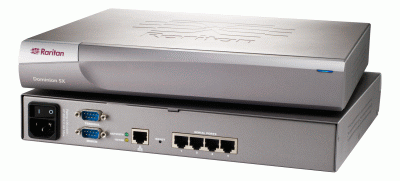 Raritan Dominion SX2-4M 4-Port serieller Konsolenserver - dual Power, dual LAN, Modem